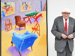 David Hockney en una exhibición en Londres. EFE / ARCHIVO