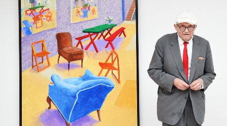 David Hockney en una exhibición en Londres. EFE / ARCHIVO
