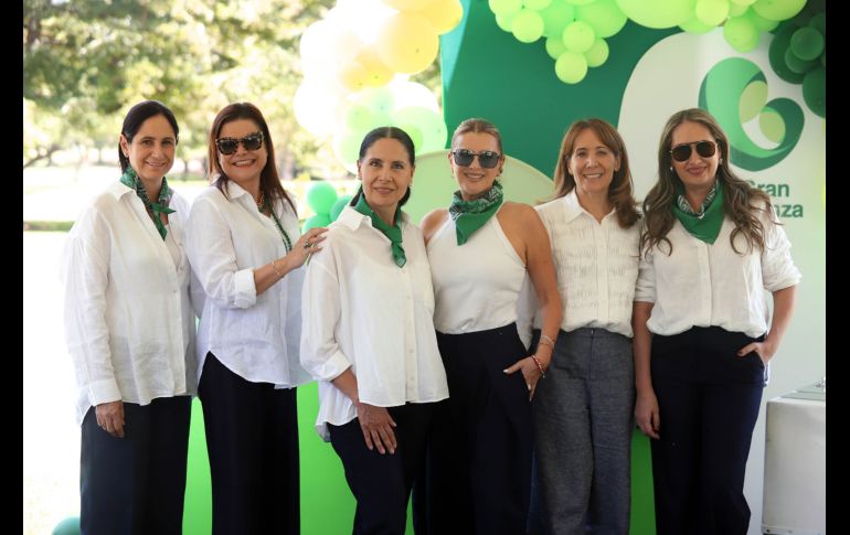 Paloma Castellanos, Karina Corral, Pame Hinojosa, Gaby Sánchez, Beatriz Errejón y Ana Cárdenas. GENTE BIEN JALISCO / C. Jimeno