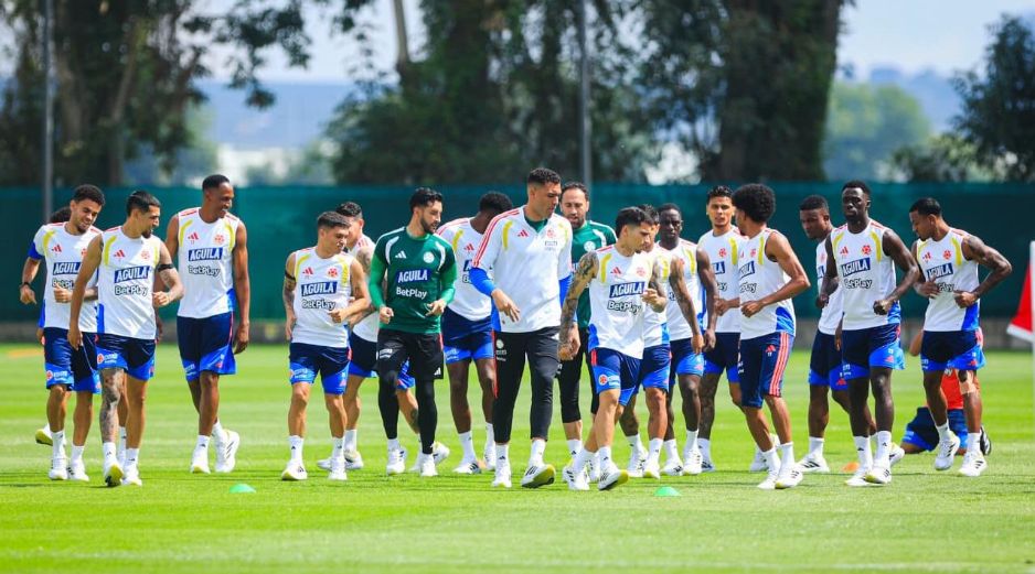 Jugadores de la Selección Colombia entrenando a alta intensidad en Guadalajara para su debut en el Mundial 2026. EL INFORMADOR / J. Acosta