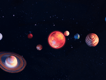 Aunque solo participan tres planetas, también es una de las alineaciones planetarias más fáciles de ver en 2026, porque los tres planetas se pueden observar a simple vista. CANVA