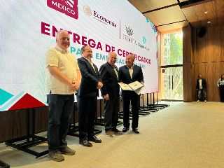 Autoridades destacaron que el reconocimiento Hecho en México permitirá impulsar las exportaciones del sector. ESPECIAL
