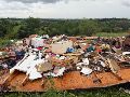 En la imagen, proporcionada por Kylie Rouse, se muestran los restos de la casa de Shane y Jimmie Tipton en Unionville, Missouri. AP/K. Rouse