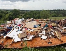 En la imagen, proporcionada por Kylie Rouse, se muestran los restos de la casa de Shane y Jimmie Tipton en Unionville, Missouri. AP/K. Rouse