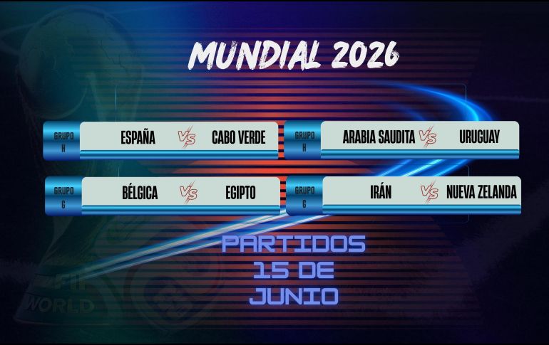 La jornada de este lunes contará con partidos que podrían influir en el rumbo de los grupos G y H. ESPECIAL / CANVA