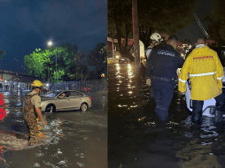 Las intensas precipitaciones registradas en las últimas horas han paralizado a la ciudad. POLICÍA DE ZAPOPAN