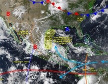 El SMN prevé lluvias intensas, granizo y fuertes vientos en gran parte del país durante los próximos días. ESPECIAL/ SMN.