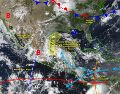 El SMN prevé lluvias intensas, granizo y fuertes vientos en gran parte del país durante los próximos días. ESPECIAL/ SMN.