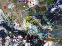 El SMN prevé lluvias intensas, granizo y fuertes vientos en gran parte del país durante los próximos días. ESPECIAL/ SMN.