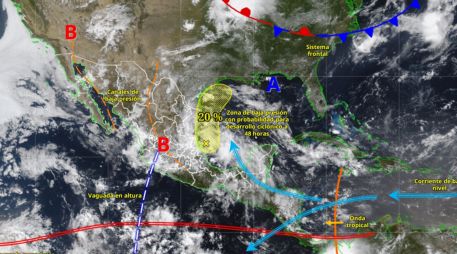 El SMN prevé lluvias intensas, granizo y fuertes vientos en gran parte del país durante los próximos días. ESPECIAL/ SMN.