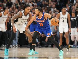 Jalen Brunson fue nombrado MVP de las Finales tras liderar a los Knicks al campeonato con un promedio de 32.6 puntos por partido. AFP.