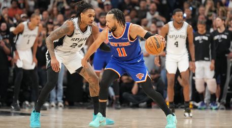 Jalen Brunson fue nombrado MVP de las Finales tras liderar a los Knicks al campeonato con un promedio de 32.6 puntos por partido. AFP.