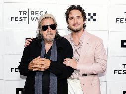 Al Pacino y Diego Boneta. Los actores asisten al estreno de “Killing Castro” durante el Festival Tribeca 2026 en Nueva York.  AFP