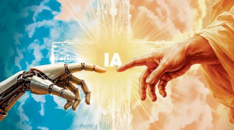 “Magnifica Humanitas” es una encíclica que muestra preocupación sobre el papel que pueda jugar la iglesia en ese “tiempo de la inteligencia artificial”. CORTESÍA/@caracolsaurio_art