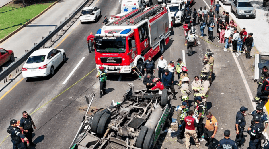 Las autoridades correspondientes ya realizan las investigaciones para determinar las causas exactas del accidente y deslindar responsabilidades. ESPECIAL