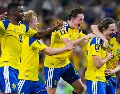 Suecia debutó con una contundente victoria de 5-1 sobre Túnez y se colocó entre los líderes del Grupo F. IMAGO7.
