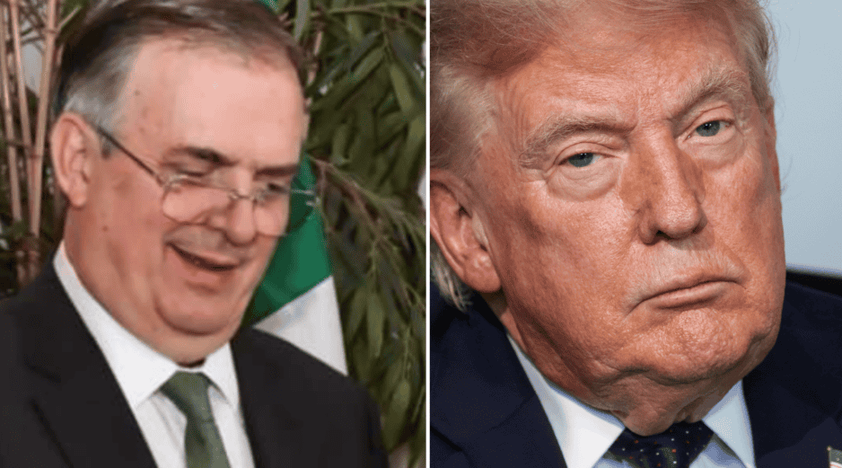 Ebrard  dijo estar consciente de las declaraciones de Trump sobre el T-MEC pero insistió en que México presenta sus argumentos desde una lógica de cooperación y de beneficioX / @m_ebrard / EFE / L. MARIN