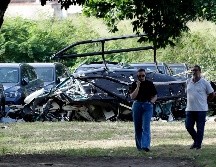 Un error humano podría haber provocado la colisión entre los dos helicópteros que dejó un saldo de seis muertos, entre ellos Oliver Tree y Gaspar Prim Díaz  AP/Bruna Prado
