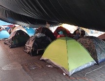 A pesar del desgaste reportado en el campamento principal, los líderes magisteriales han dejado clara su postura de no ceder ante la falta de diálogo. EFE/M. Guzmán