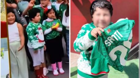 Además de la camiseta de la Selección, Santi podrá acudir a uno de los partidos que se disputarán en el Estadio Ciudad de México. SUN/ESPECIAL
