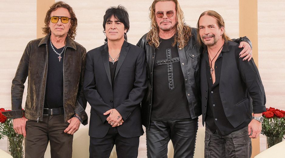 Maná convertirá su regreso a Guadalajara en una acción ambiental: la banda donará las ganancias de su presentación del 17 de junio en La Minerva para impulsar la reforestación en la metrópoli. La banda está conformada por Juan Calleros, Alex González, Fher Olvera y Sergio Vallín. EL INFORMADOR/ A. Navarro
