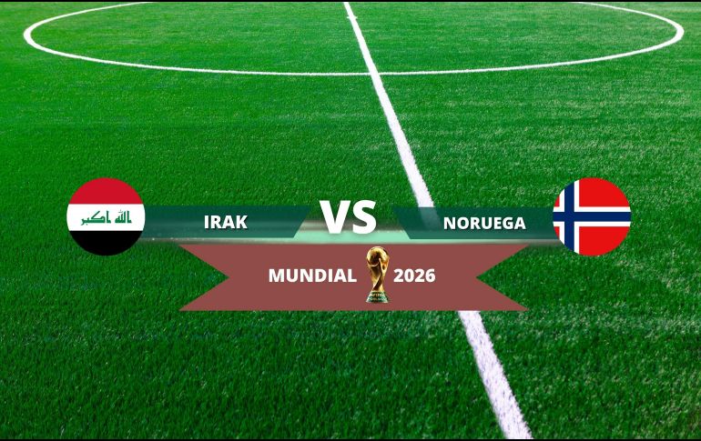 Irak intentará dar la sorpresa en su estreno mundialista, mientras que Noruega buscará respaldar las expectativas generadas por la generación que ha impulsado su regreso a la Copa del Mundo. ESPECIAL / CANVA