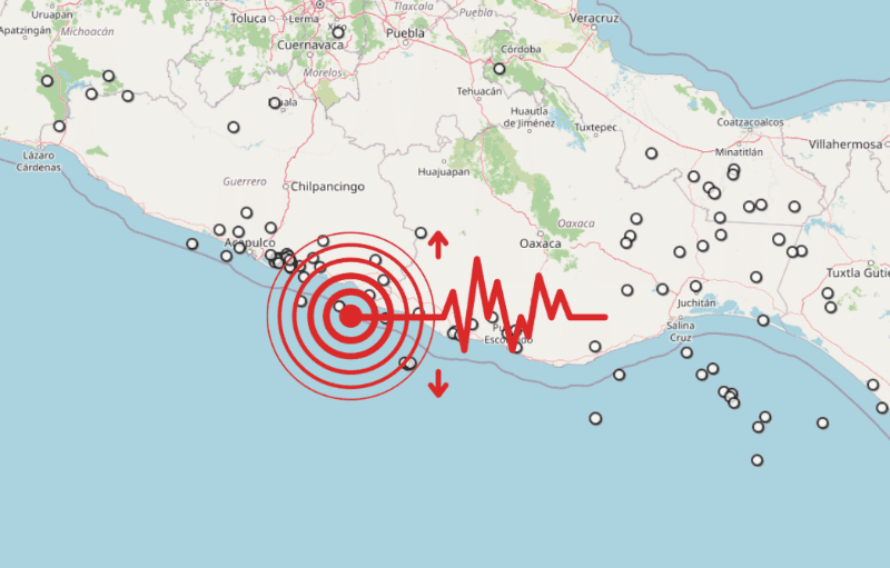 &nbsp;Sismo en Guerrero. ESPECIAL / SSN