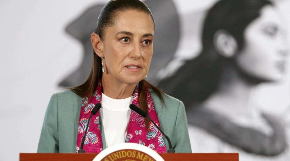Sheinbaum señaló que la solicitud recibida por el Gobierno mexicano corresponde a una petición de “detención urgente con fines de extradición” y no a un juicio formal de extradición. EFE/M. Guzmán
