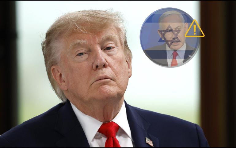 Trump en el G7, donde fue cuestionado sobre varios temas relacionados con la guerra contra Irán. EFE / EPA / YOAN VALAT