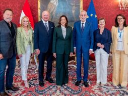 Harris y Schwarzenegger defendieron que la protección del medioambiente debe estar por encima de las diferencias políticas. EFE/ Cuenta oficial en X del presidente federal de Austria