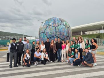 El Balón Monumental surgió a partir de una iniciativa de Mujeres Empoderadas AC. EL INFORMADOR/R. Bobadilla