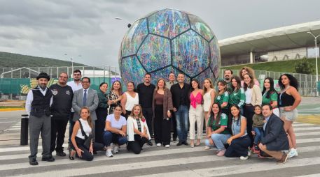 El Balón Monumental surgió a partir de una iniciativa de Mujeres Empoderadas AC. EL INFORMADOR/R. Bobadilla