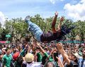 El tradicional grito de “¡Quiere volar!” se ha convertido en uno de los momentos más esperados del FIFA Fan Festival de Guadalajara. EL INFORMADOR/ A. NAVARRO.