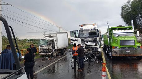 Esta tarde la carretera a Chapala dejó saldo de cuatro personas lesionadas. SUN / ARCHIVO