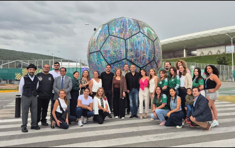El Balón Monumental surgió a partir de una iniciativa de Mujeres Empoderadas AC. EL INFORMADOR/R. Bobadilla