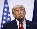 El presidente estadounidense propuso un pacto de desnuclearización entre Estados Unidos, Rusia y China. EFE/Y. Valat