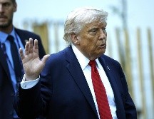 Trump recordó planteamientos que ha realizado anteriormente, en los que ha sostenido que organizaciones criminales controlan parte del territorio mexicano. EFE / Y. Valat