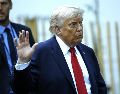 Trump recordó planteamientos que ha realizado anteriormente, en los que ha sostenido que organizaciones criminales controlan parte del territorio mexicano. EFE / Y. Valat