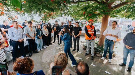 Verónica Delgadillo anunció acciones de transformación urbana tras los compromisos establecidos durante el Martes Comunitario. CORTESÍA