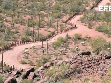 La reserva indígena comparte unos 1000 kilómetros de frontera con México. EFE / Nación Tohono O