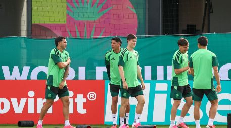 Entrenamiento de la seleccion mexicana previo al juego contra Corea del Sur. EL INFORMADOR / A. NAVARRO