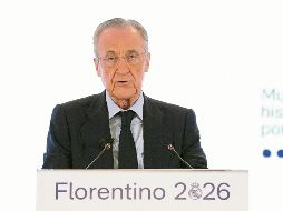 Florentino Pérez. El presidente del Real Madrid endureció su postura al llevar el caso “Negreira” ante la UEFA. AFP
