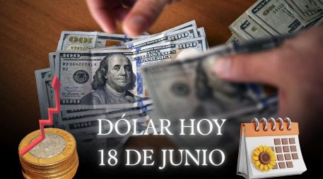 La cotización del par dólar-peso mexicano muestra que el mercado cambiario se ha mantenido dentro de un rango estable; sin embargo, el comportamiento muestra una ligera ventaja para el dólar, que ha ganado frente al peso mexicano. ESPECIAL / AFP y CANVA