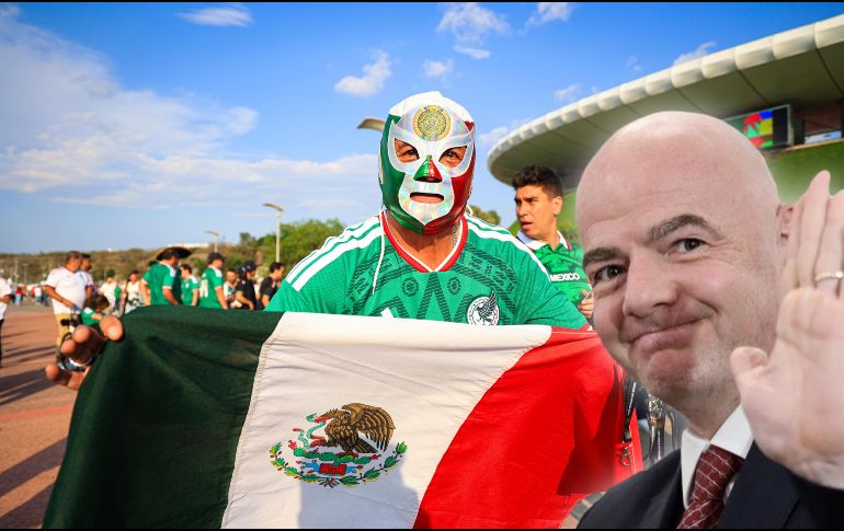 Gianni Infantino no estará en el Estadio Guadalajara; este será su reemplazo. EL INFORMADOR / ARCHIVO