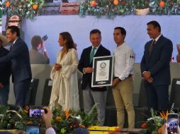 Con la participación de más de 800 personas, Jalisco obtuvo el reconocimiento internacional por el guacamole más grande del planeta. EL INFORMADOR/J. Velazco