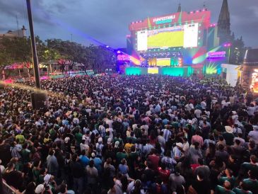 Los aficionados en el Fan Fest Guadalajara superan los 50 mil. EL INFORMADOR / O. GONZALEZ