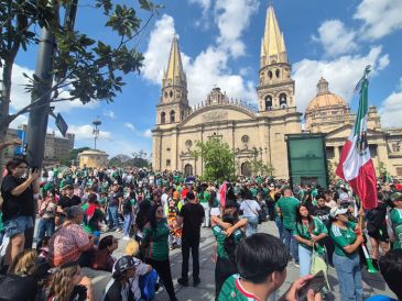 Los aficionados en el Fan Fest Guadalajara superan los 50 mil. EL INFORMADOR / O. GONZALEZ