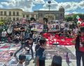 Centro Histórico de Guadalajara se llena de colectivos de búsqueda este jueves 18 de junio. EL INFORMADOR / M. HERNANDEZ