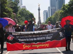 Este viernes 19 de junio en CDMX se llevará a cabo la marcha de los integrantes de la Coordinadora Nacional de Trabajadores de la Educación (CNTE). SUN / ARCHIVO