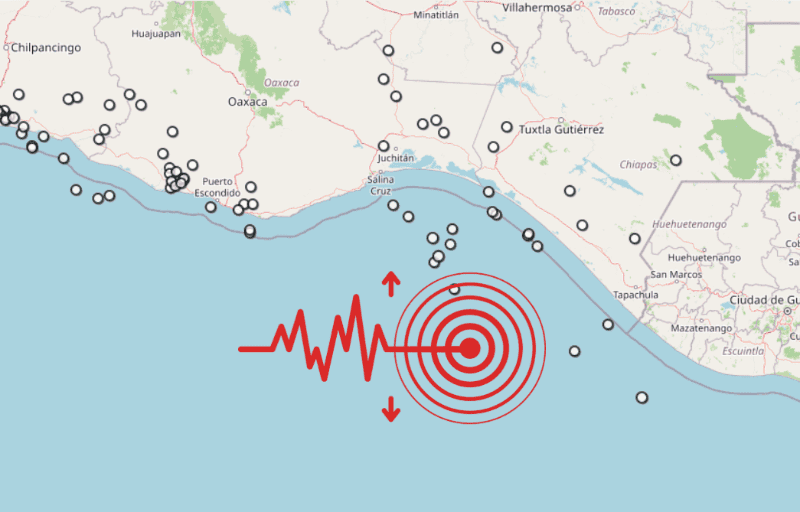 &nbsp;Sismo en Chiapas. ESPECIAL / SSN